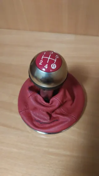 Palanca Cambios Fiat 500 Sport Roja