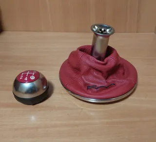 Palanca Cambios Fiat 500 Sport Roja