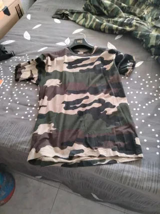 Conjunto camuflaje airsoft/caza.