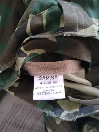 Conjunto camuflaje airsoft/caza.