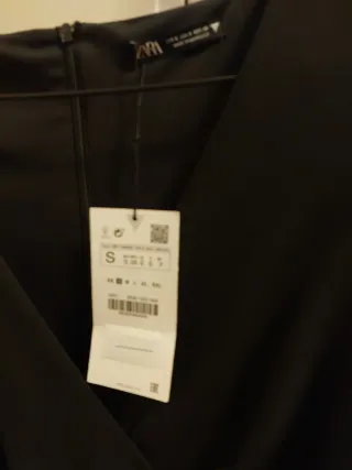 Vestido Zara Negro Talla S