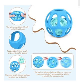 8 Bolas Arco Iris Bebé Montessori •NUEVAS•