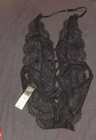 Body Nienke encaje negro