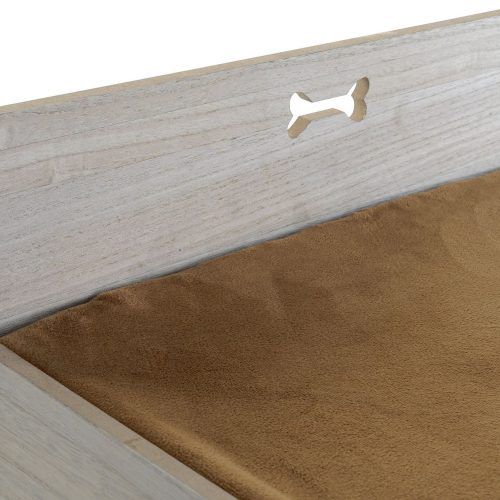 Cama para animais de estimação de madeira desmontável