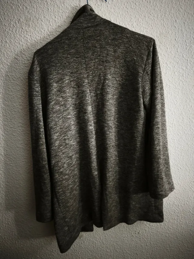 Blazer Mango Gris y Negro Talla M