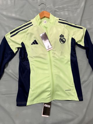 Chándal Real Madrid niño Adidas verde y azul