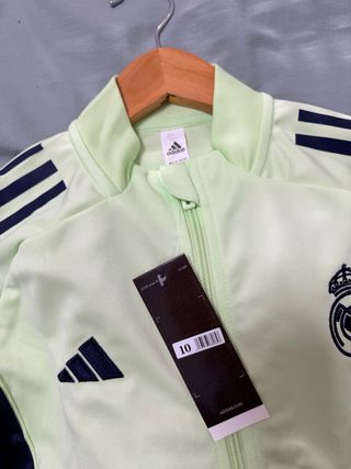 Chándal Real Madrid niño Adidas verde y azul