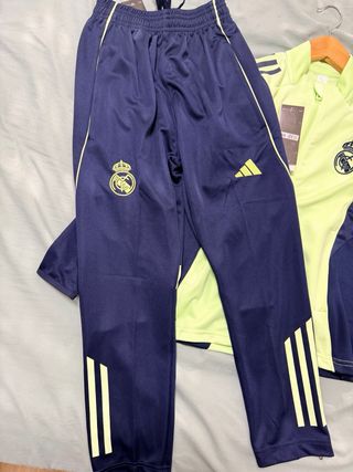 Chándal Real Madrid niño Adidas verde y azul