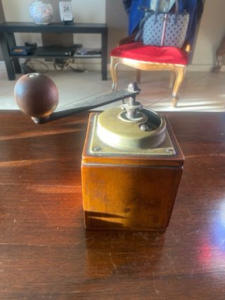 Macina Caffè Antico PB Acciaio e Legno