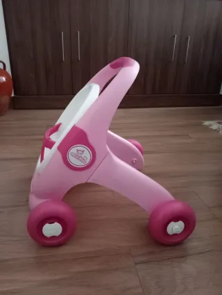 Andador y cochecito de muñecas Smoby. Moto feber