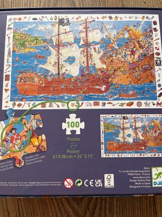 Puzzle 100 piratas