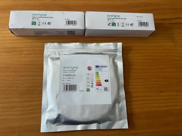 Tira LED Alverlamp 4000K + 2 Fuentes 24V