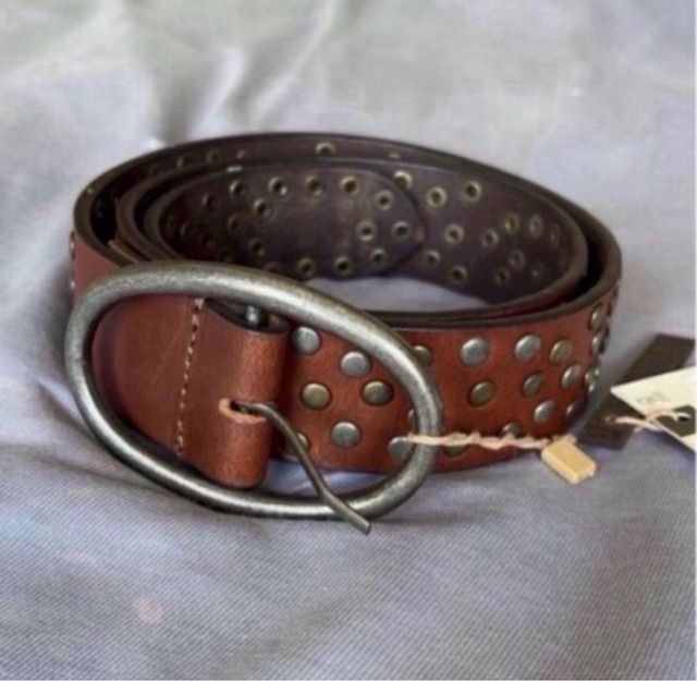 Pack 2 Cinturones Brownie Negros Tachuelas