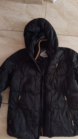 Giubbotto Hogan donna nero con cappuccio