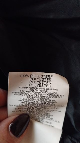 Giubbotto Hogan donna nero con cappuccio