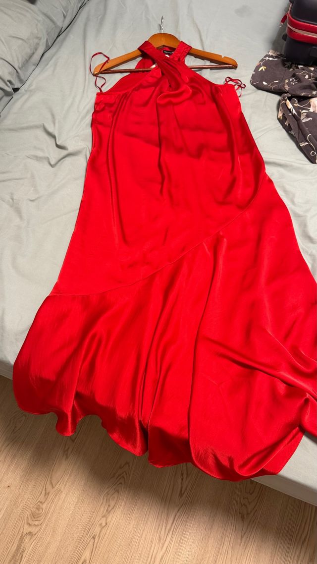 Vestido Lola Casademunt Rojo Talla Única