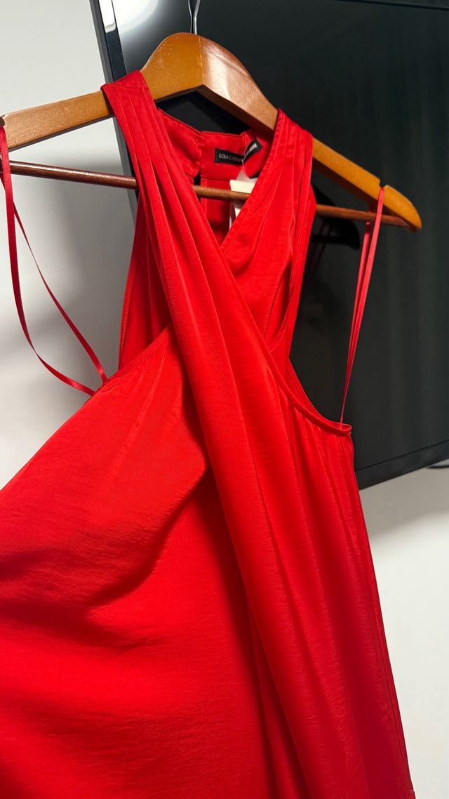 Vestido Lola Casademunt Rojo Talla Única