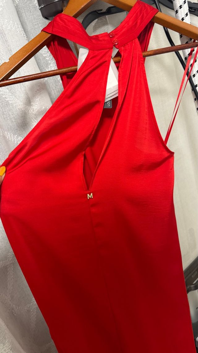 Vestido Lola Casademunt Rojo Talla Única