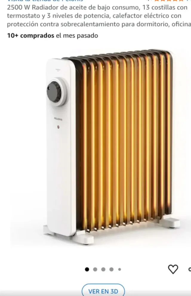 Radiador de aceite 2500W 13 costillas