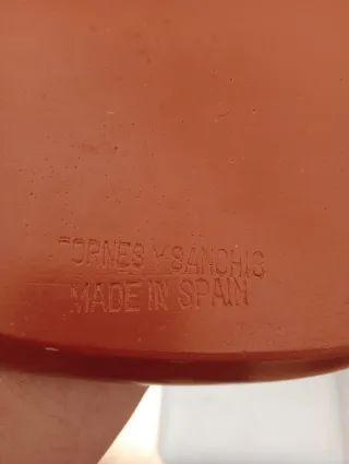 Plato antiguo de Forner y Sanchís.