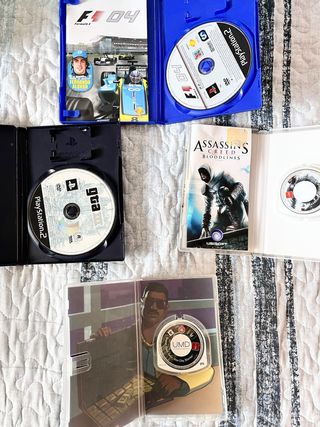 Pack 4 Videojuegos PS2 y PSP