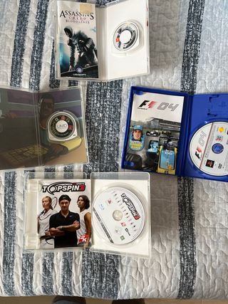 Pack 4 Videojuegos PS2, PSP y PS3