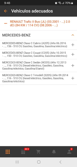 Amortiguadores Monroe Mercedes 376274SP