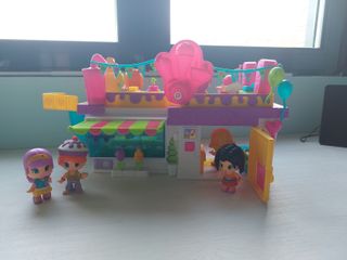 Guardería Pin y Pon + coche y moto con sidecar