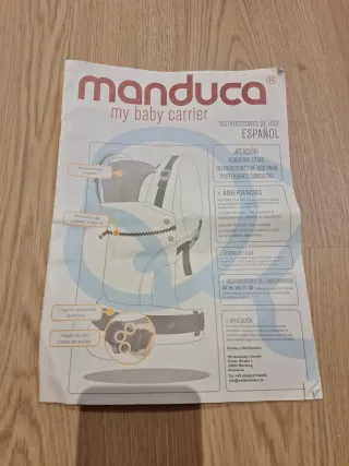 Mochila portabebés Manduca estrellas