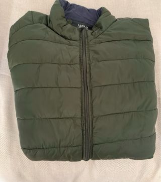 Anorak marca danesa !Solid Verde oscuro Ligero