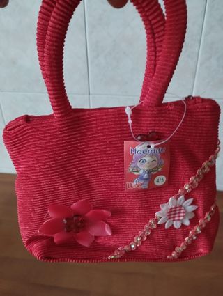 Borsetta bambina Maerdifu rossa