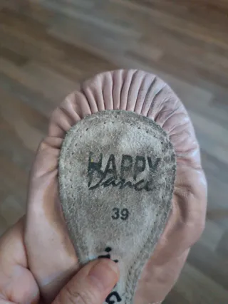 Zapatillas de ballet color rosa/beige