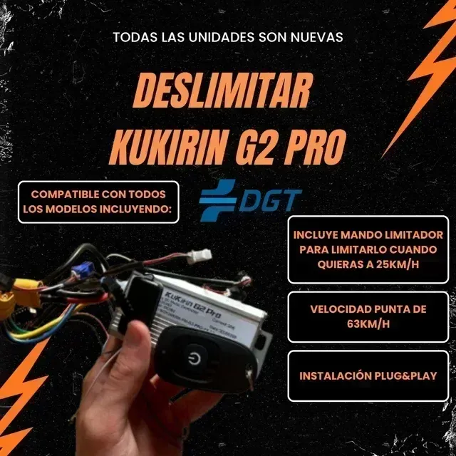 Deslimitador Kukirin G2 Pro DGT