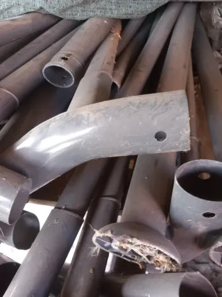 Tubos de piscina de metal plastificado