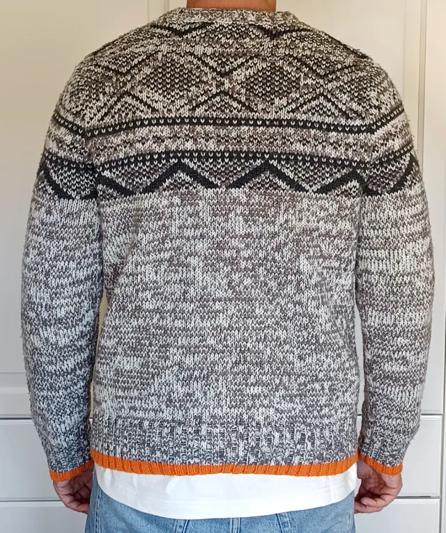 Jersey Cedar Wood State Gris Naranja Talla L