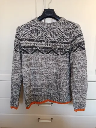 Jersey Cedar Wood State Gris Naranja Talla L