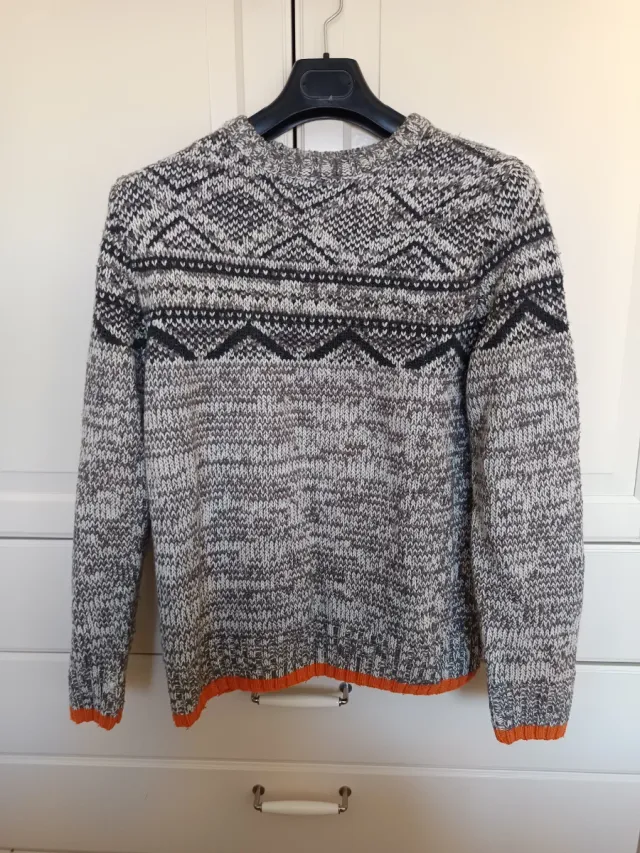 Jersey Cedar Wood State Gris Naranja Talla L