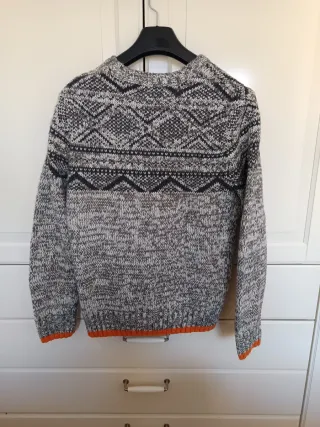 Jersey Cedar Wood State Gris Naranja Talla L