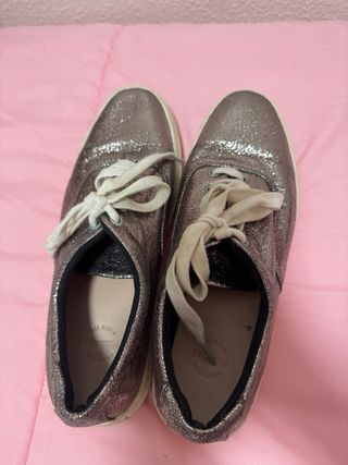 Zapatillas Pull&Bear metalizadas