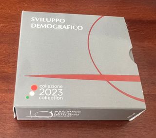 Moneta 5 Euro Italia 2023 Sviluppo Demografico