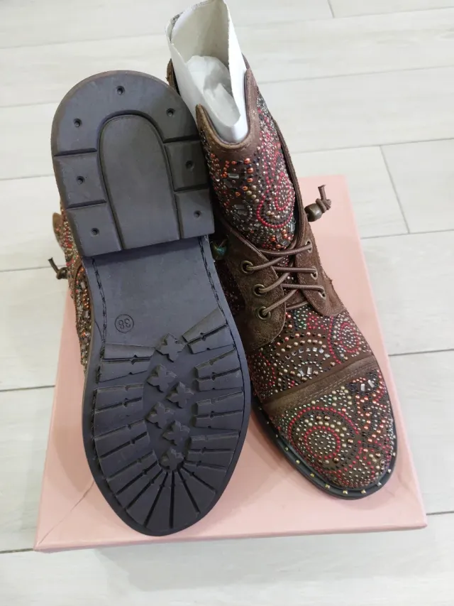 Botas Alma en Pena Marrones Multicolor