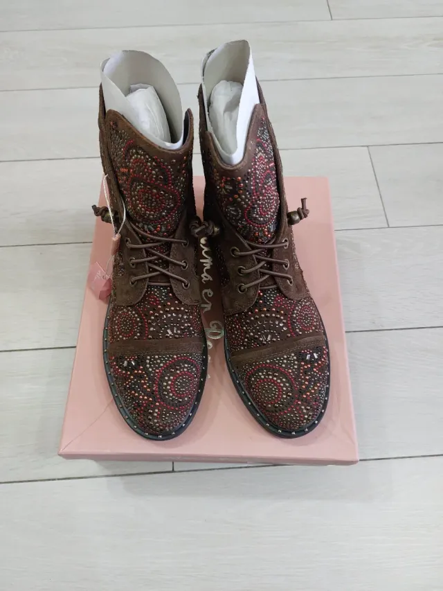 Botas Alma en Pena Marrones Multicolor