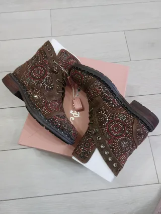 Botas Alma en Pena Marrones Multicolor