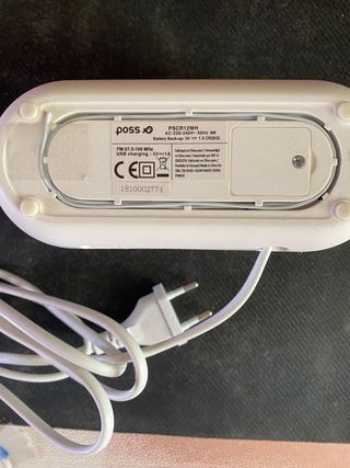 Radio despertador con cargador USB