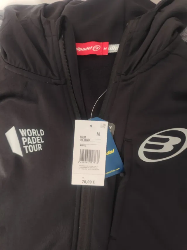 Sudadera Bullpadel Talla M Negra