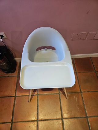 Trona Stokke Gris con cojín