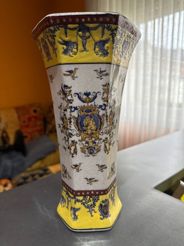 Jarrón Antiguo Porcelana China