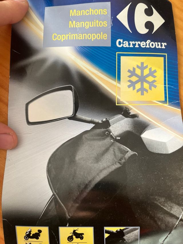 Manguitos moto Carrefour protección invierno