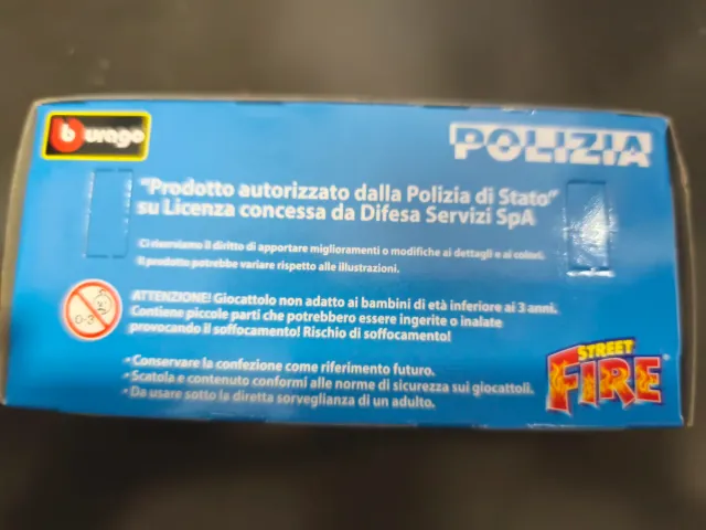 Modellino Burago Polizia 1:43
