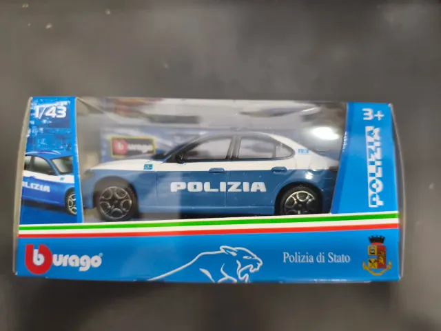 Modellino Burago Polizia 1:43